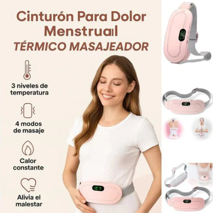 Cinturón térmico portátil inalámbrico para cólicos y dolores
